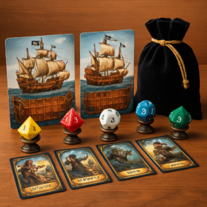Pirate Dice & Cards Battle Game