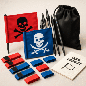 Pirate Flag Capture the Flag Set