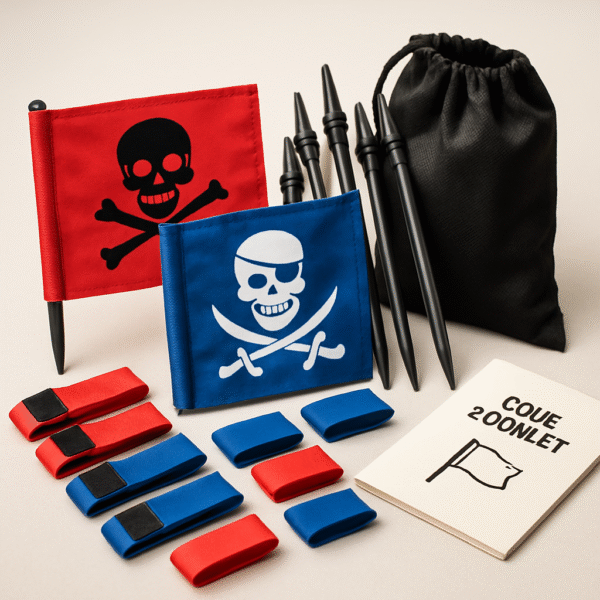 Pirate Flag Capture the Flag Set