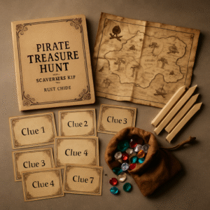 Pirate Treasure Hunt Scavenger Kit